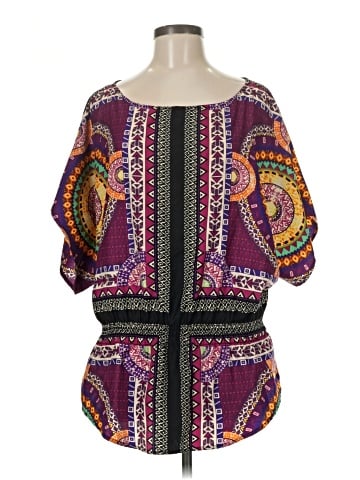 ECI Short Sleeve Blouse (view 1)