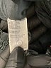 Nike 100% Polyester Gray Black Track Pants Size 6 - photo 5