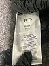 IRO Black Silver 3/4 Sleeve Blouse Size 36 - photo 4