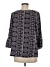 Unbranded Gray Blue 3/4 Sleeve Blouse Size M - photo 2