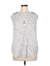 Cure 100% Polyester White Sleeveless T-Shirt Size 1X - photo 1