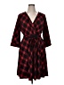 Torrid Plaid Red Casual Dress Size 1X Plus (1) - photo 1