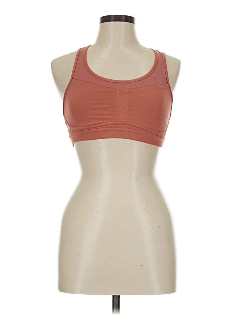 Pre-owned Lululemon Athletica Sports Bra In Orange