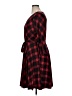 Torrid Plaid Red Casual Dress Size 1X Plus (1) - photo 5