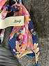Maaji Floral Blue Swimsuit Bottoms Size M - photo 3
