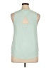 Bar III 100% Polyester Green Sleeveless Blouse Size XL - photo 2