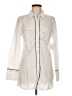 Ellen Tracy Ivory Long Sleeve Button-Down Shirt Size M - photo 1