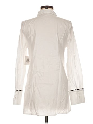Ellen Tracy Long Sleeve Button-Down Shirt (view 2)