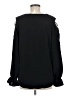 Cato 100% Polyester Black Long Sleeve Blouse Size M - photo 2