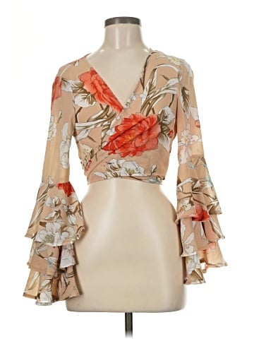 Honey Bun 3/4 Sleeve Blouse (view 1)