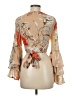 Honey Bun 100% Polyester Tan 3/4 Sleeve Blouse Size M - photo 2