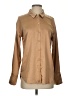 Mystree Solid Tan Long Sleeve Blouse Size S - photo 1