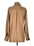 Mystree Solid Tan Long Sleeve Blouse Size S - photo 2