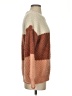 Bibi Color Block Brown Pullover Sweater Size S - photo 4