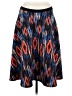 Bobeau Print Blue Casual Skirt Size M - photo 1
