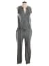 Splendid Metallic Gray Jumpsuit Size L - photo 1