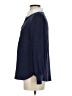 Soft Surroundings Blue Long Sleeve Polo Size XS - photo 5