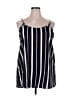 JAQULiNE Design Studio 100% Polyester Black Sleeveless Top Size 2X - photo 1