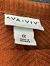 Ava & Viv Brown Pullover Sweater Size 1X - photo 4