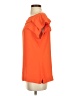 Banana Republic 100% Polyester Orange Short Sleeve Top Size S - photo 5