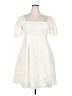 Shein Curve Ivory Yellow Cocktail Dress Size 2 - photo 1