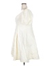Shein Curve Ivory Yellow Cocktail Dress Size 2 - photo 5