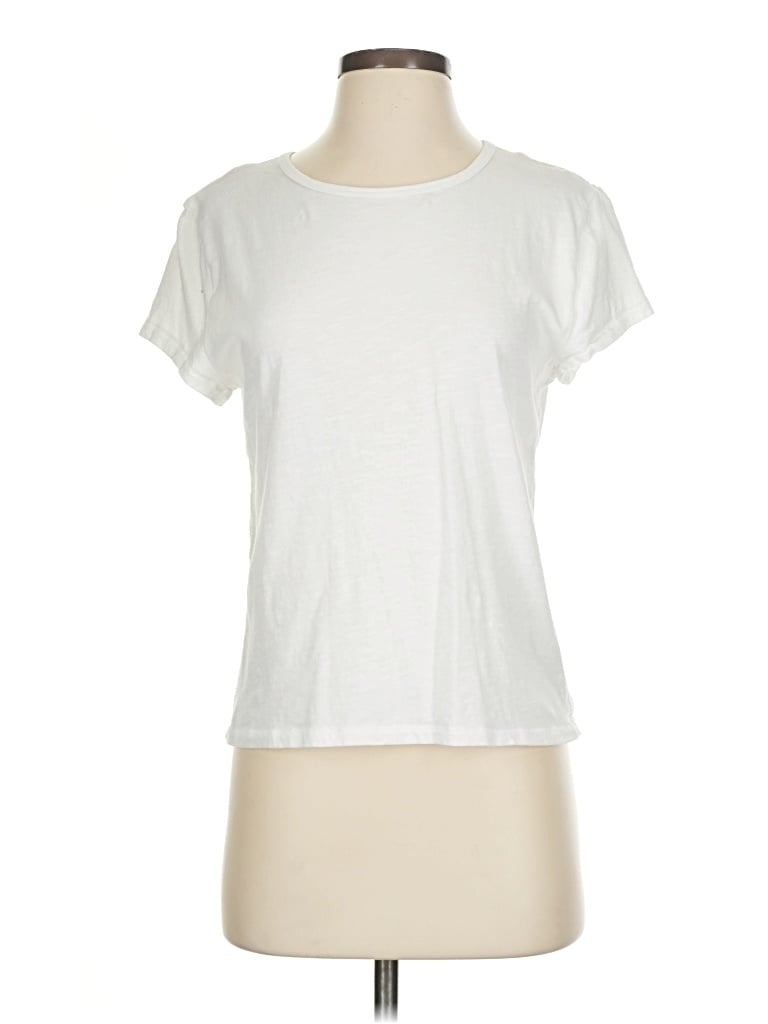 Pre-owned Jcrew Short Sleeve T-shirt In White
