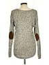 Alya Animal Print Gray Pullover Sweater Size L - photo 2