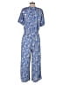 MICHAEL Michael Kors Paisley Blue Jumpsuit Size M - photo 2