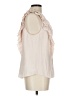 Joie 100% Polyester Ivory Sleeveless Blouse Size L - photo 4