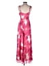 Slate & Willow 100% Polyester Stars Pink Jumpsuit Size 0 - photo 2