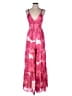 Slate & Willow 100% Polyester Stars Pink Jumpsuit Size 0 - photo 1