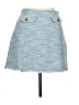 Zara TRF Tweed Blue Denim Skirt Size L - photo 1
