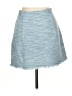 Zara TRF Tweed Blue Denim Skirt Size L - photo 2