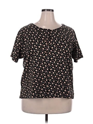 Elisabeth by Liz Claiborne Short Sleeve Blouse (view 1)