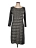 Design History Graphic Gray Casual Dress Size L - photo 1
