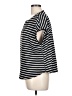 Shein Stripes Black Short Sleeve Top Size 12 - photo 5