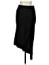 Kourt Solid Black Casual Skirt Size M - photo 1