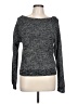 Guess Metallic Gray Black Pullover Sweater Size L - photo 1
