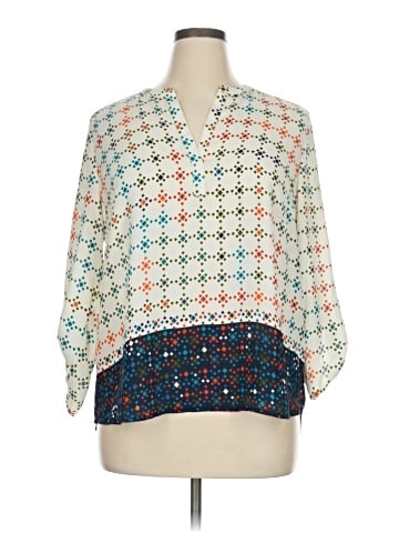 Signature Studio 3/4 Sleeve Blouse (view 1)