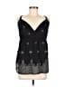 Torrid 100% Polyester Black Sleeveless Blouse Size Lg Plus (0) - photo 1