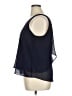 NY Collection 100% Polyester Blue Sleeveless Blouse Size XL - photo 5