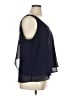 NY Collection 100% Polyester Blue Sleeveless Blouse Size XL - photo 4