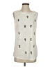 oasis Ivory Sleeveless T-Shirt Size S - photo 1
