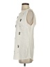 oasis Ivory Sleeveless T-Shirt Size S - photo 5