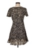 Shein 100% Polyester Animal Print Brown Casual Dress Size S - photo 1