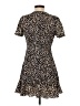 Shein 100% Polyester Animal Print Brown Casual Dress Size S - photo 2
