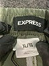 Express 100% Polyester Green Cargo Pants Size XL - photo 3