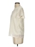 Shein 100% Polyester Ivory Short Sleeve Blouse Size S - photo 5