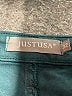 Just USA Color Block Teal Jeans Size 32 waist - photo 7